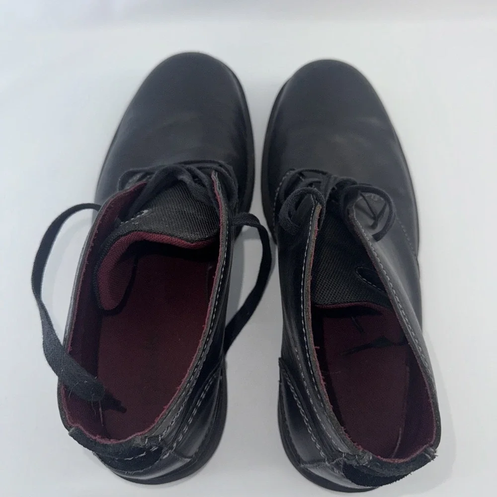 Clarks Kyros Limit‎ Black Leather Chukka Boots Men's 10.5 Ankle Lace Up Classic